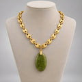 💚 COLLAR ÓPALO ANDINO VERDE